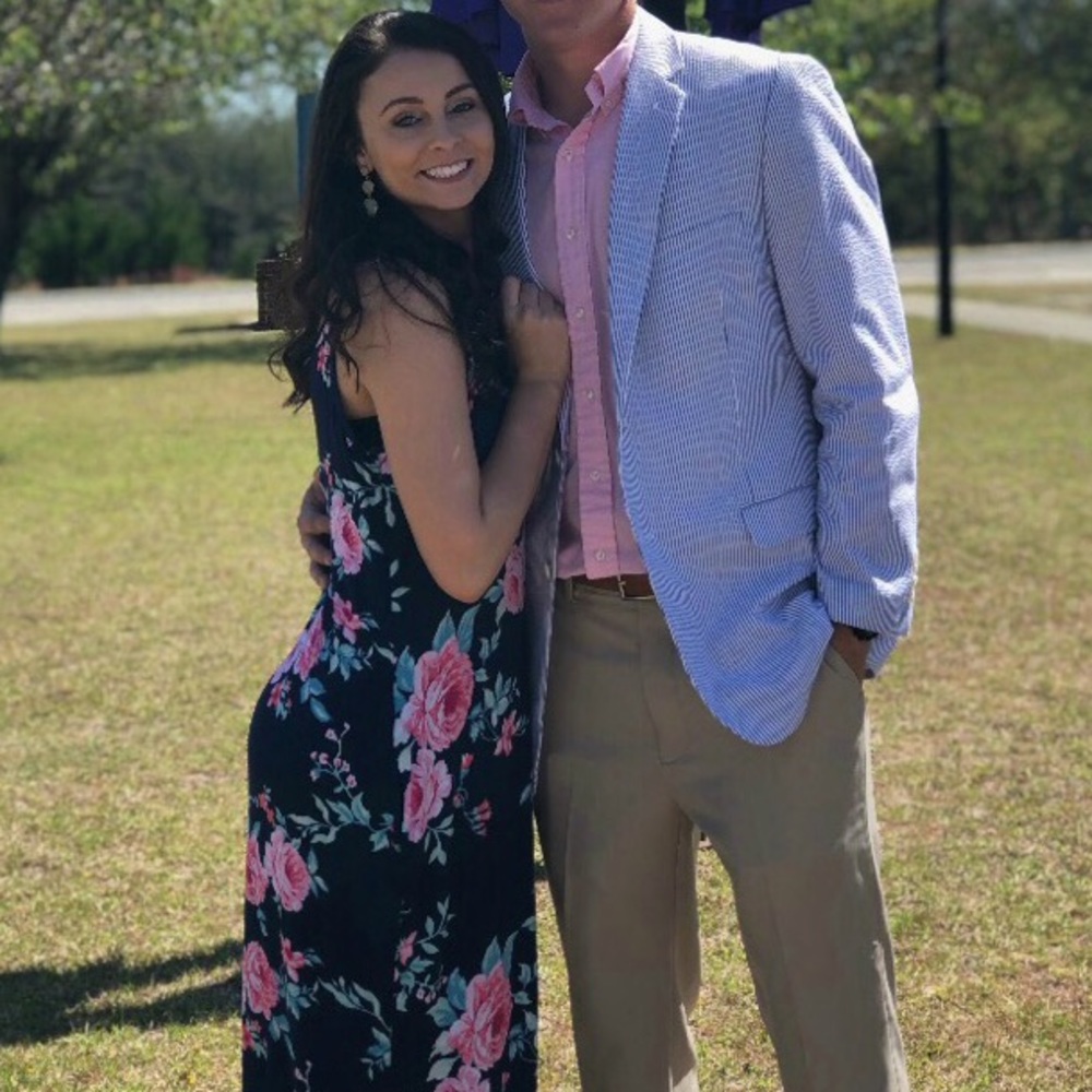 Floral print maxi dress!